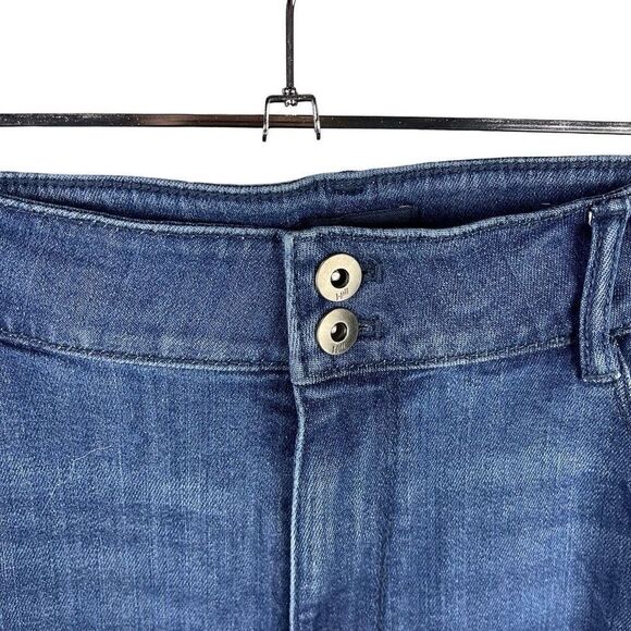 J. Jill Straight Jeans 12 Women’s Dark Wash Pre-Owned [#2255] - Picture 4 of 6